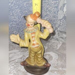 Vintage Clown Holding Phone Figurine-- Brinns